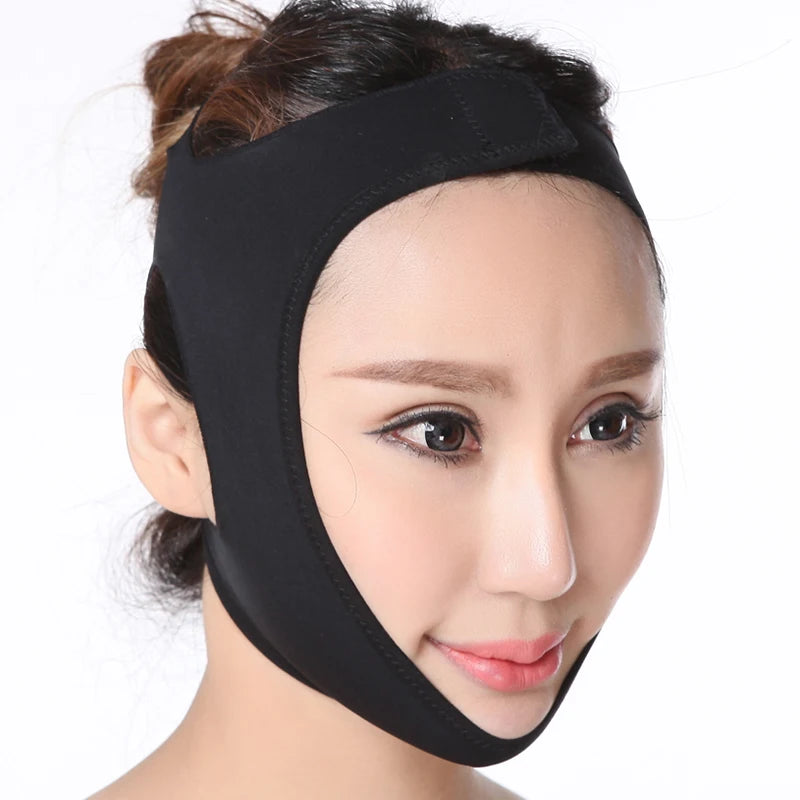 Masque Facial fin et délicat, Bandage amincissant, soins de la peau, forme de ceinture et soulever, réduit le Double menton, bande amincissante