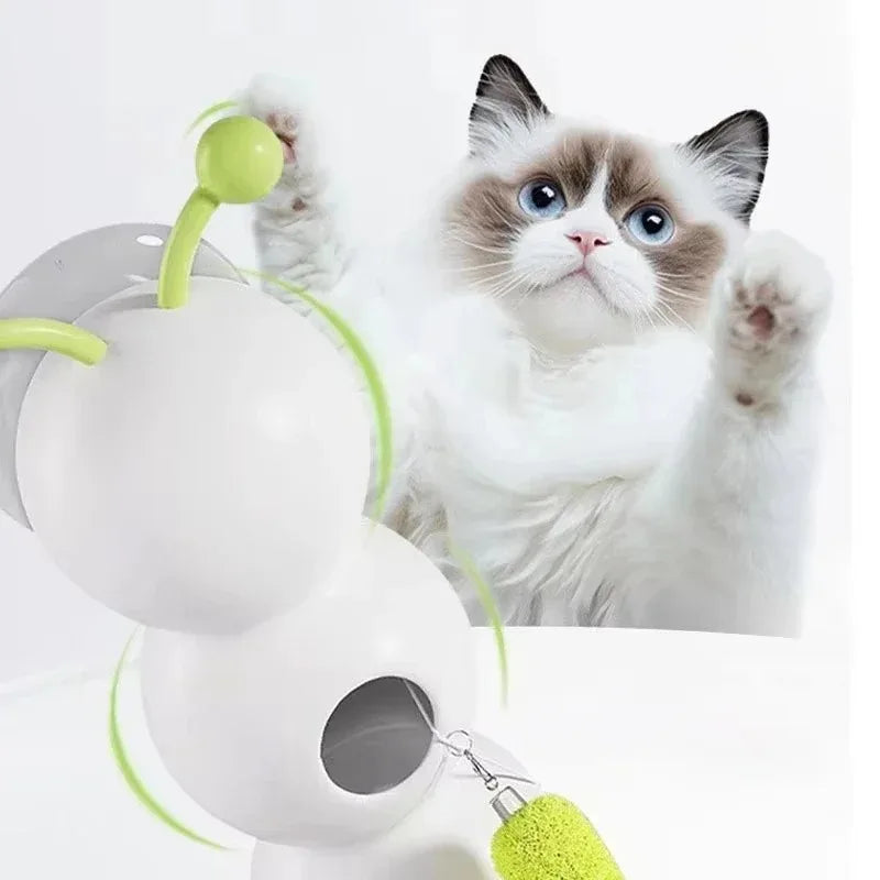 Jouet Interactif Premium pour Chat & Petit Chien – Détection de Mouvement & Recharge USB