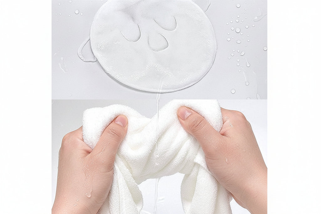 Serviette Compresse Visage Luxe — Chaud & Froid