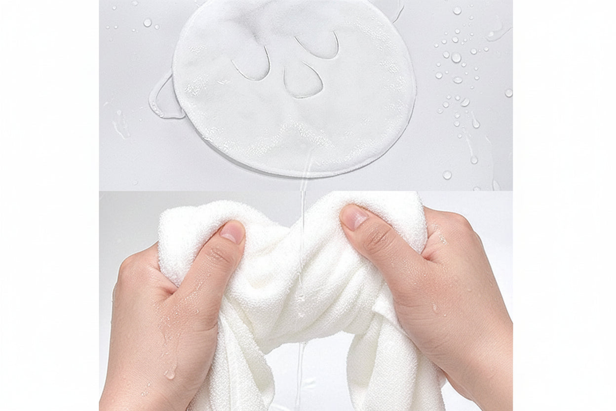Serviette Compresse Visage Luxe — Chaud & Froid