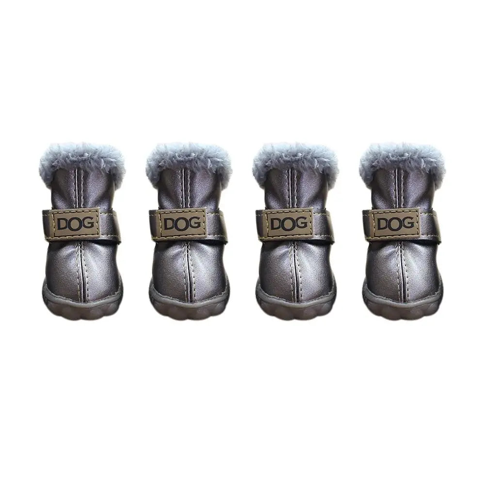 Bottes de Neige pour Chien – Imperméables, Chaudes & Antidérapantes (Lot de 4)