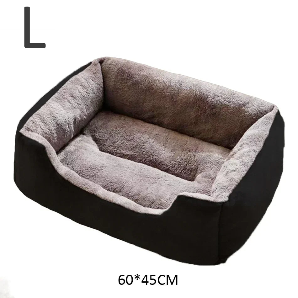 Panier Lit Luxe pour Chat & Chien – Coussin Moelleux Ultra-Doux S/M/L