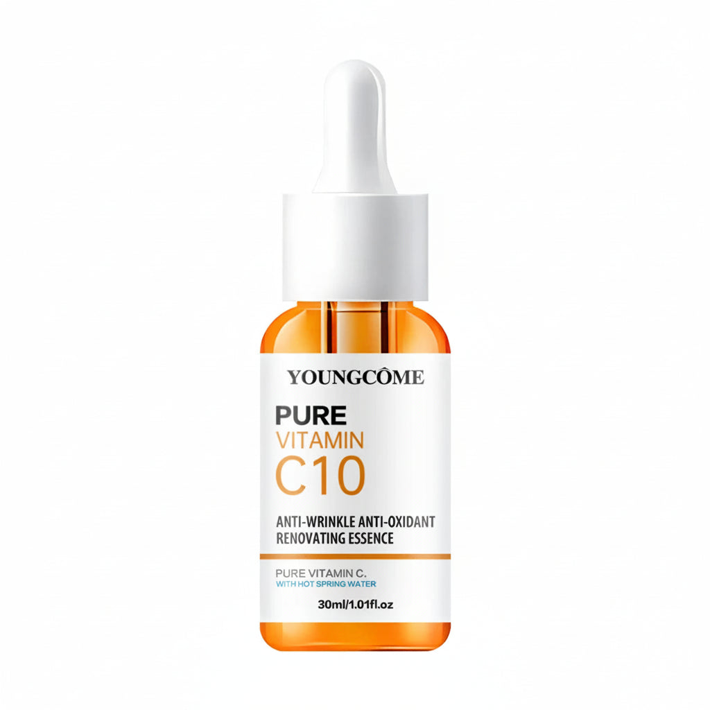 Sérum Vitamine C & Acide Hyaluronique — Éclat, Anti-Rides & Hydratation Intense
