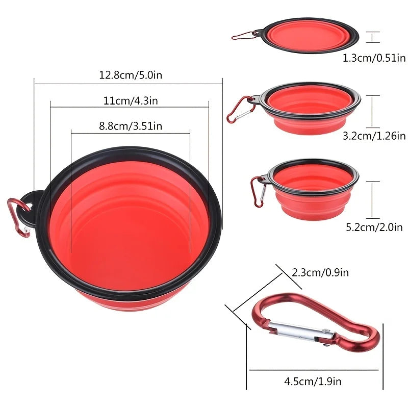 Bol Pliable en Silicone pour Chien & Chat – Portable & Léger