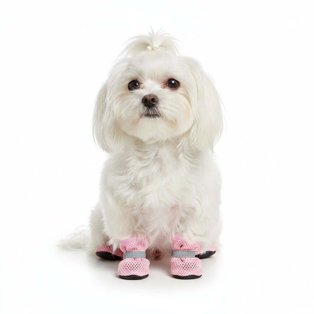 Bottes Rafraîchissantes pour Chien — Promenades Nocturnes & Protection des Pattes