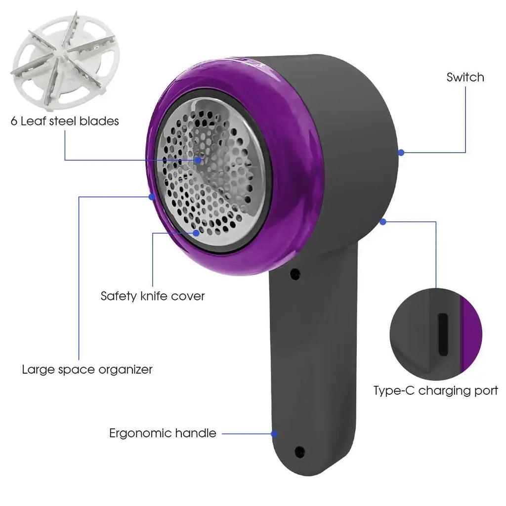 Dissolvant de peluches électrique Portable pour vêtements, dissolvant de granulés de Fuzz, affichage LED, Rechargeable pour vêtements, rasoir en tissu, dissolvant de peluches