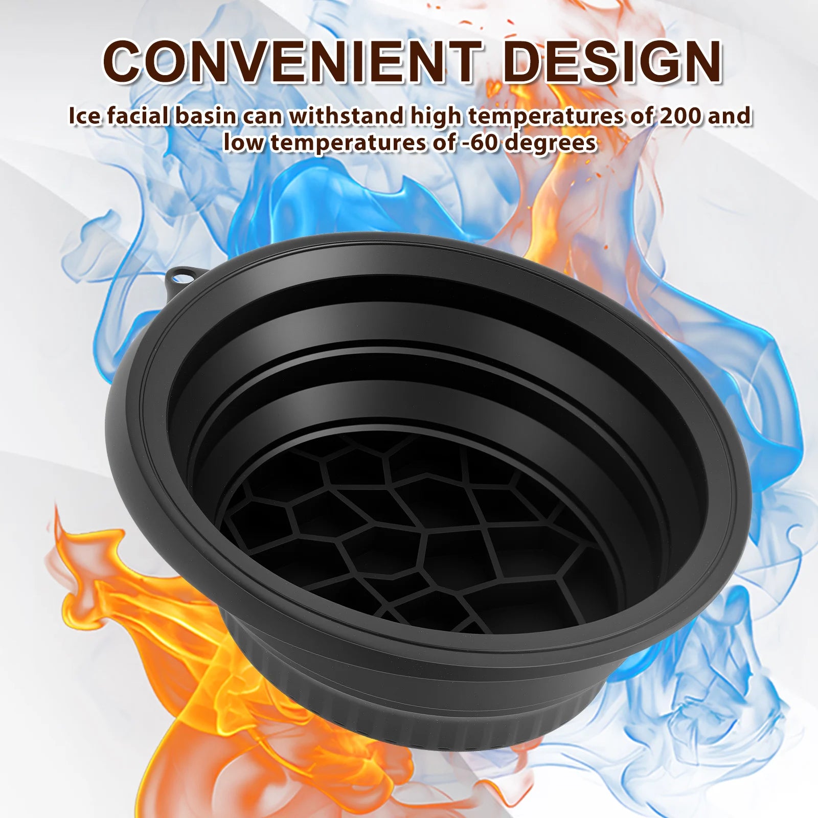 Bassin Glace Silicone Pliable Visage - Ice Bath Facial