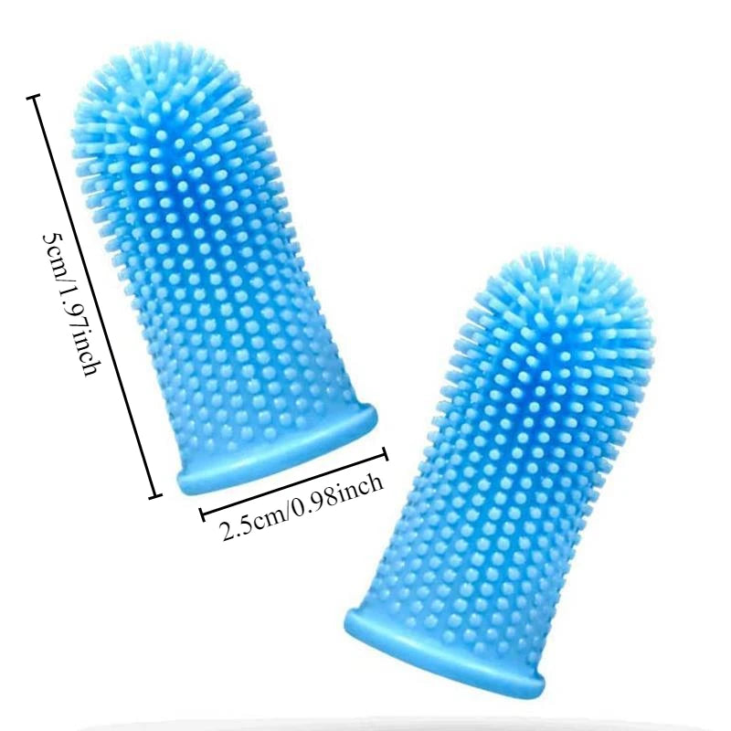 Brosse à Dents Doigt en Silicone pour Chien & Chat – Hygiène Bucco-Dentaire
