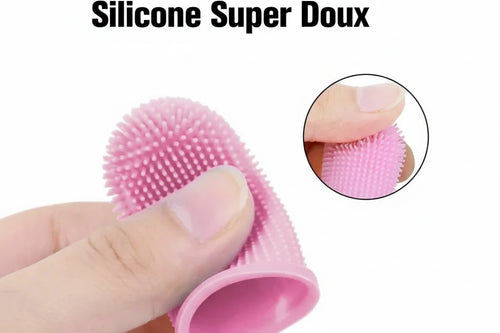 Brosse à Dents Doigt en Silicone pour Chien & Chat – Hygiène Bucco-Dentaire