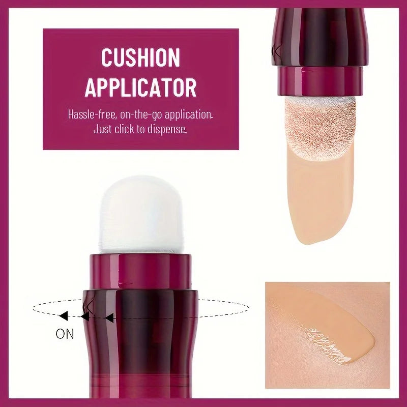 Correcteur Longue Durée Tête Éponge | Anti-Taches & Imperfections | Fond de Teint Haute Couvrance