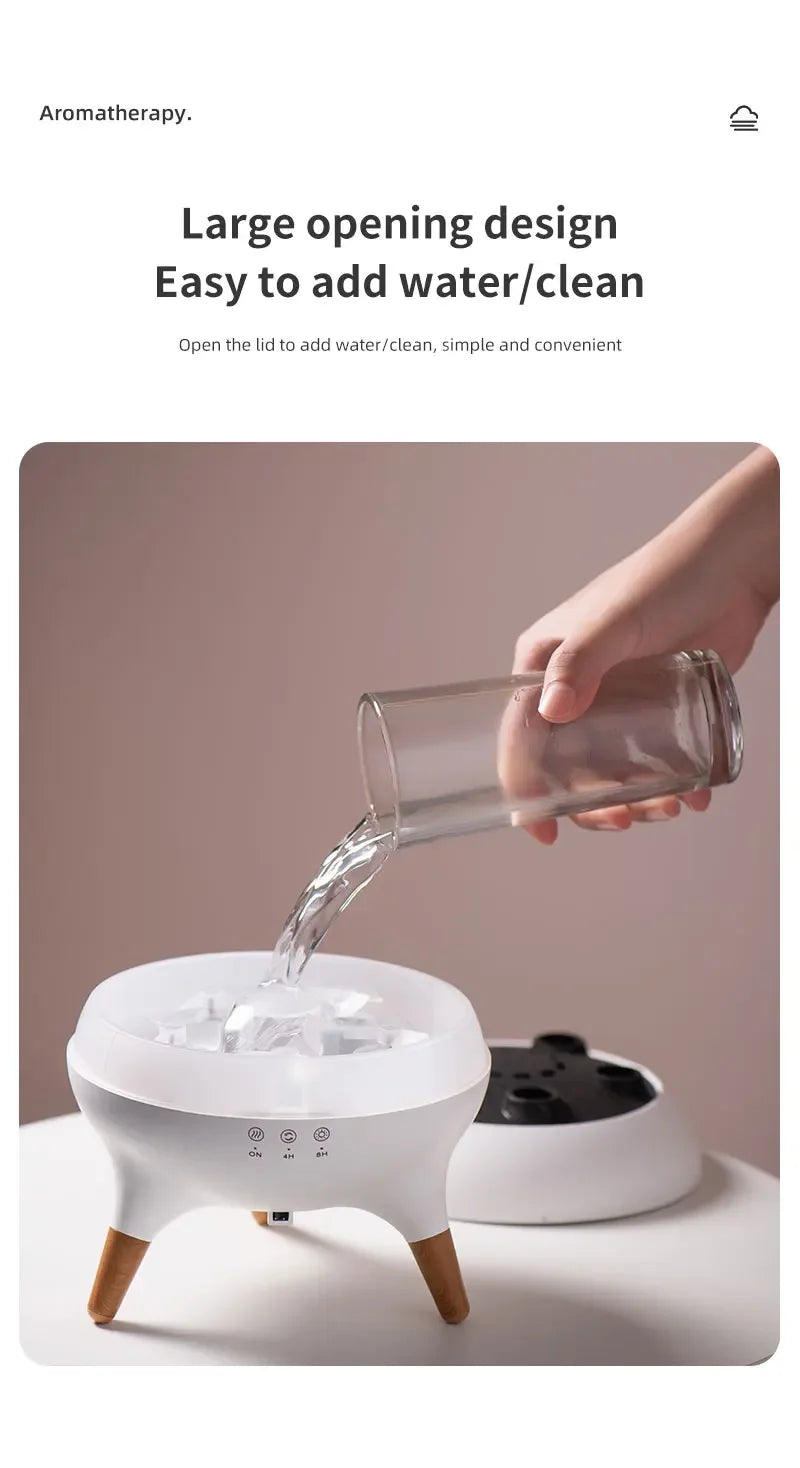 🪼 Humidificateur Méduse Luxe 250ml – Diffuseur Aromathérapie & 7 Veilleuses + Télécommande