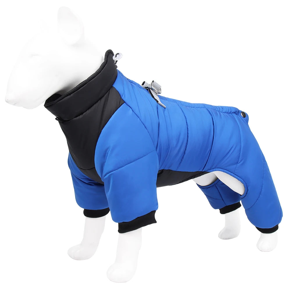 Combinaison Imperméable Chien – Manteau Hiver Chaud & Coupe-Vent