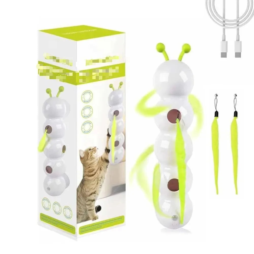 Jouet Interactif Premium pour Chat & Petit Chien – Détection de Mouvement & Recharge USB
