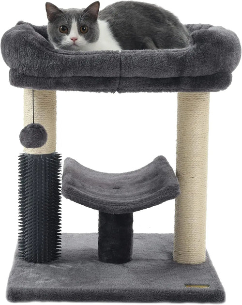 Arbre à Chat 50cm avec Griffoir Sisal - Perchoir Peluche pour Chatons États-unis 20