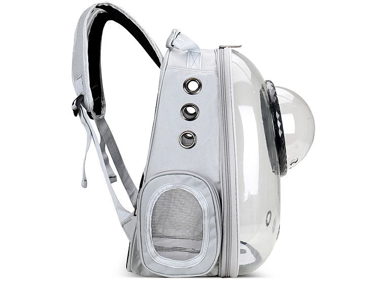 Sac à Dos Capsule Spatiale pour Animaux – Transparent & Respirant
