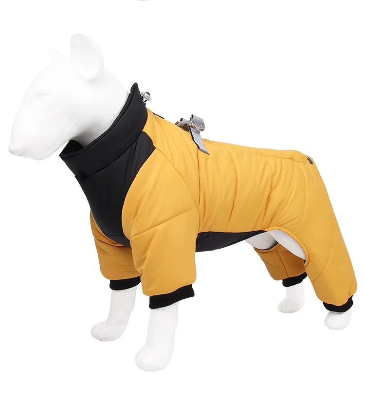 Combinaison Imperméable Chien – Manteau Hiver Chaud & Coupe-Vent