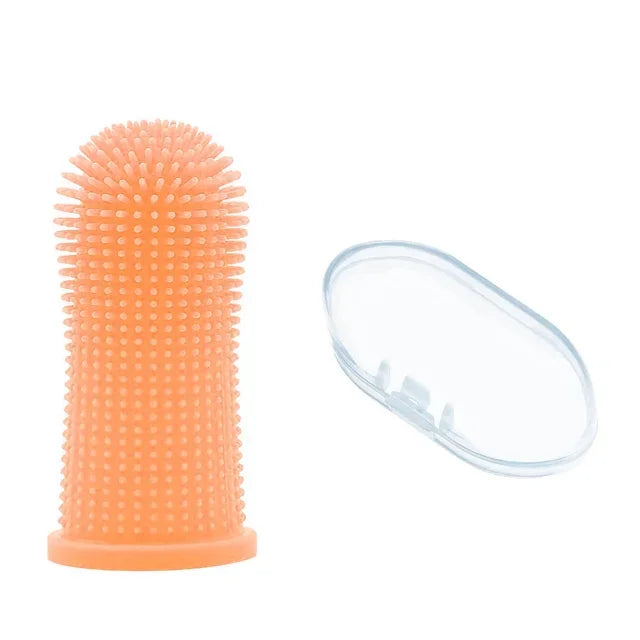 Brosse à Dents Doigt en Silicone pour Chien & Chat – Hygiène Bucco-Dentaire