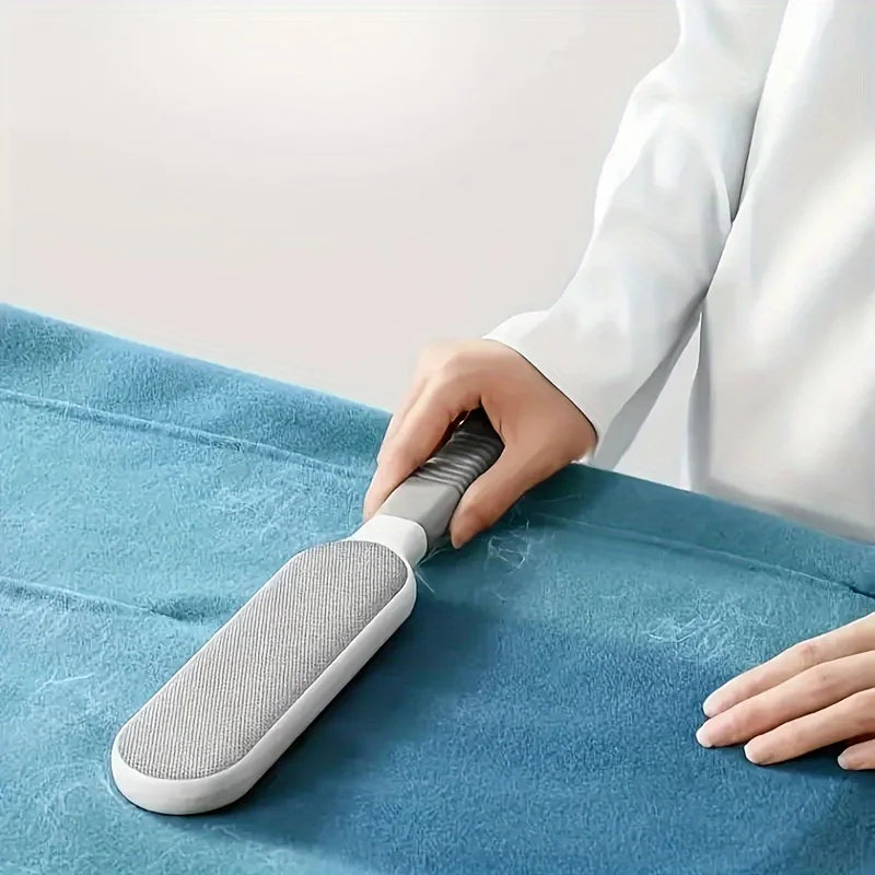 🐾 Épilateur Double Face pour Animaux – Brosse Anti-Peluches Électrostatique