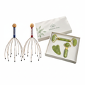 Relaxation Bundle – Octopus Scalp Massager + Jade Roller & Gua Sha Set | Ultimate Self-Care Kit
