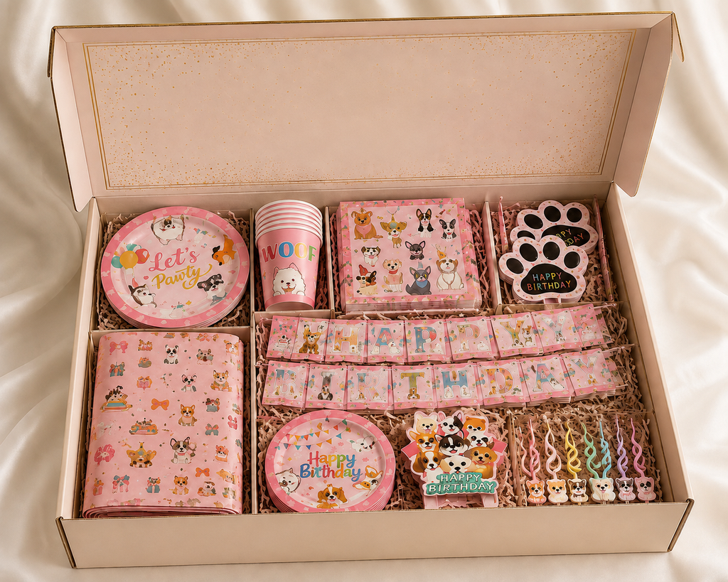 Kit Anniversaire Chiot — Fête Clé en Main