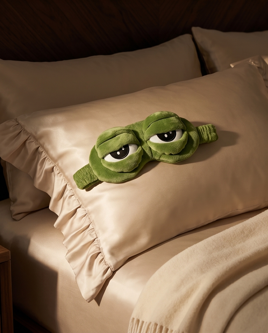 Masque de Sommeil 3D Luxe — Confort & Obscurité Totale
