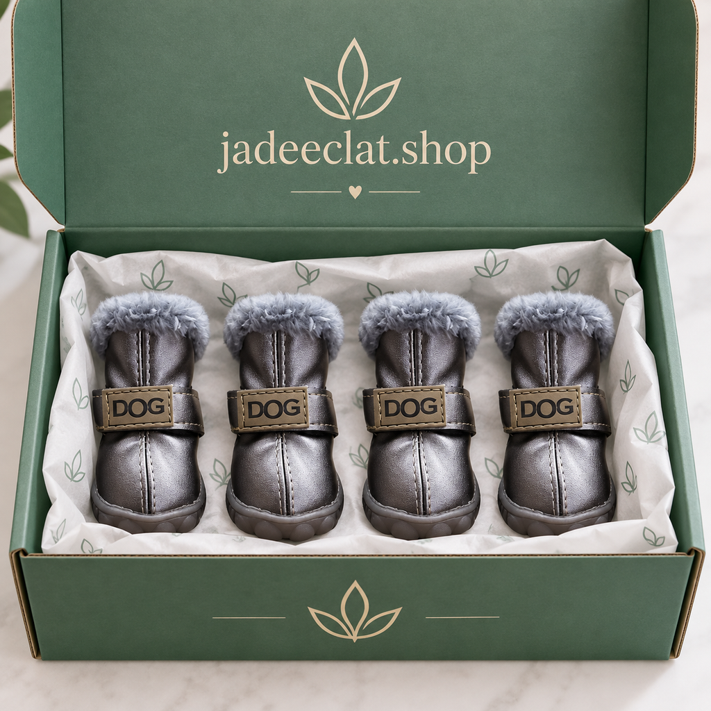 Bottes de Neige pour Chien – Imperméables, Chaudes & Antidérapantes (Lot de 4)