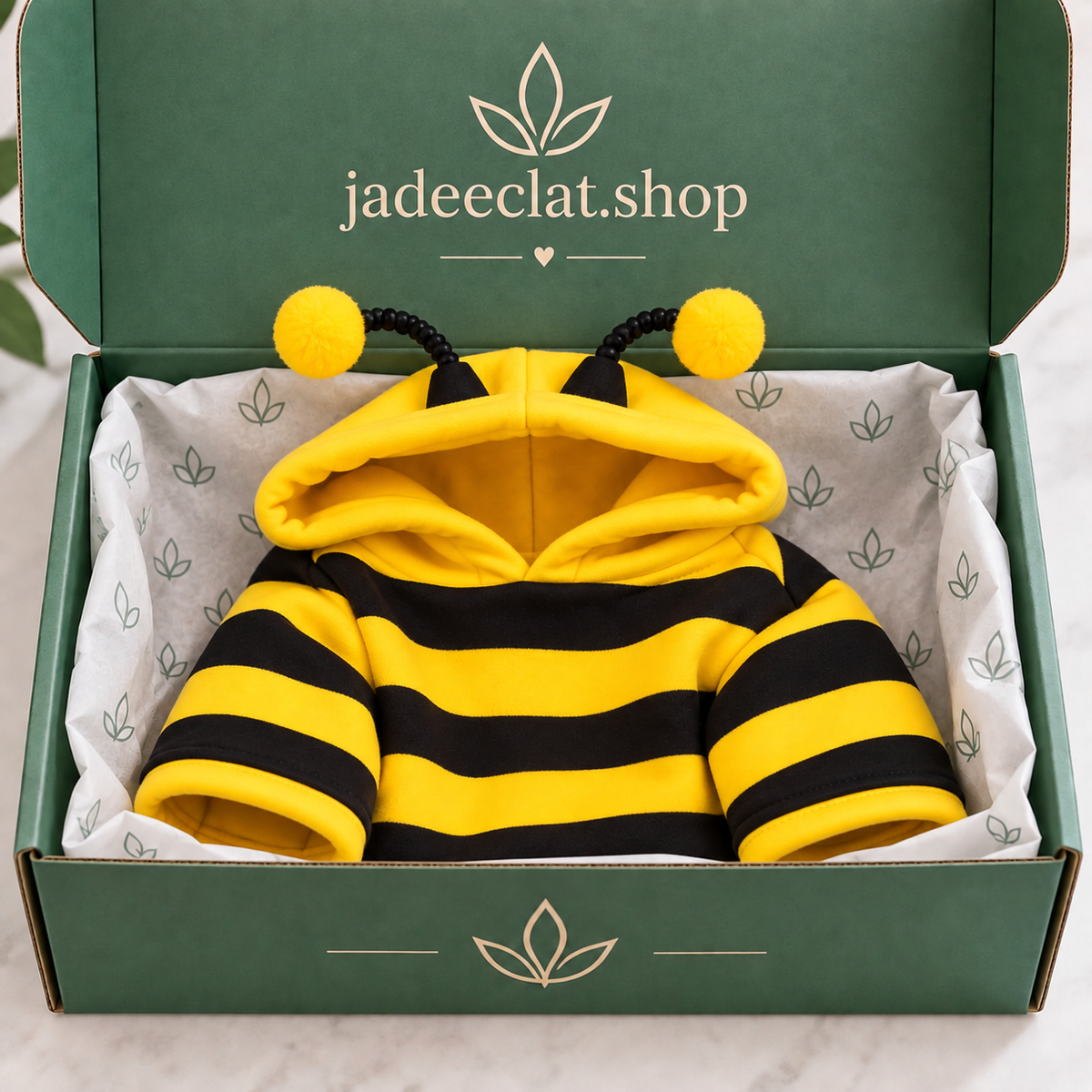 Costume Abeille pour Chien & Chat – Sweat Halloween Hiver