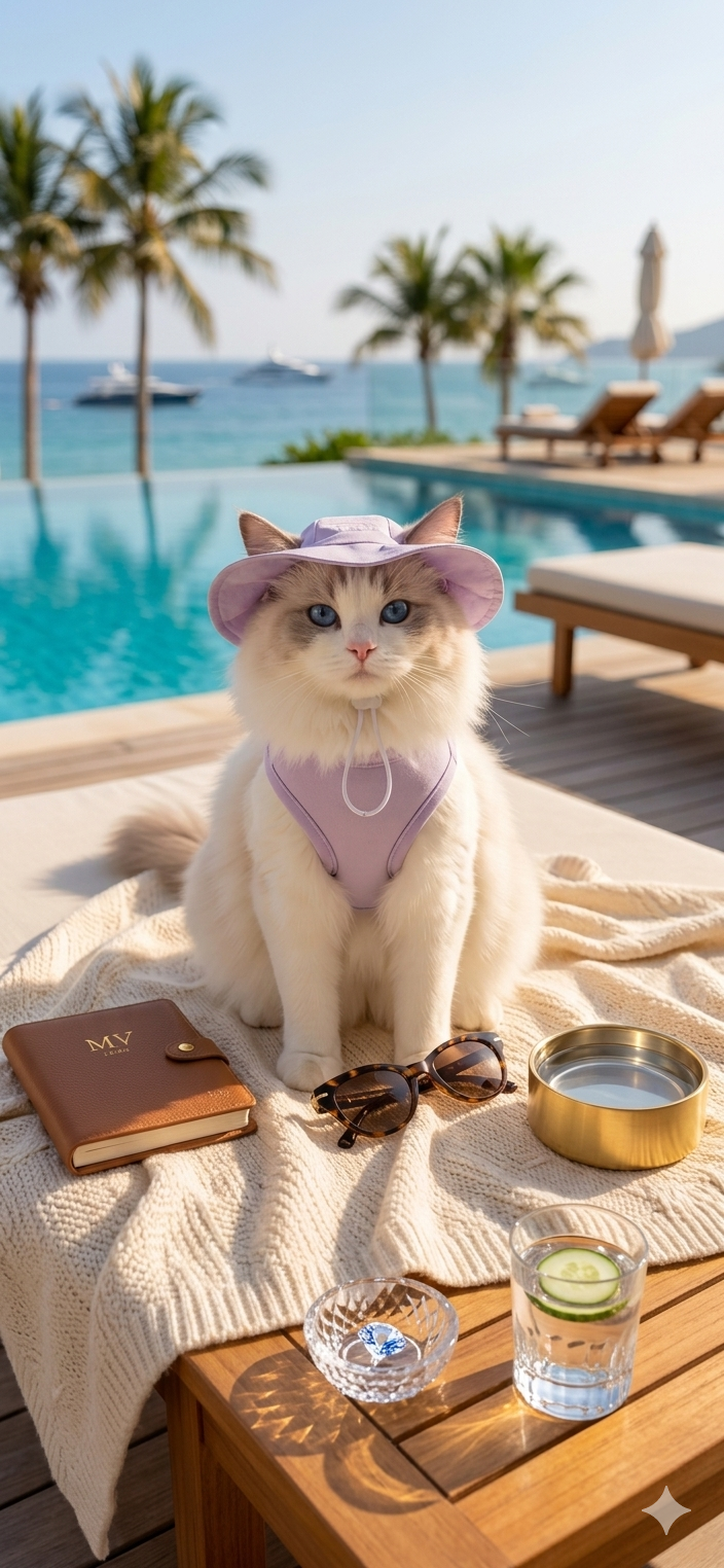 Ensemble Gilet Rafraîchissant pour Chien & Chat — Chapeau + Veste Respirante, Protection Solaire Été