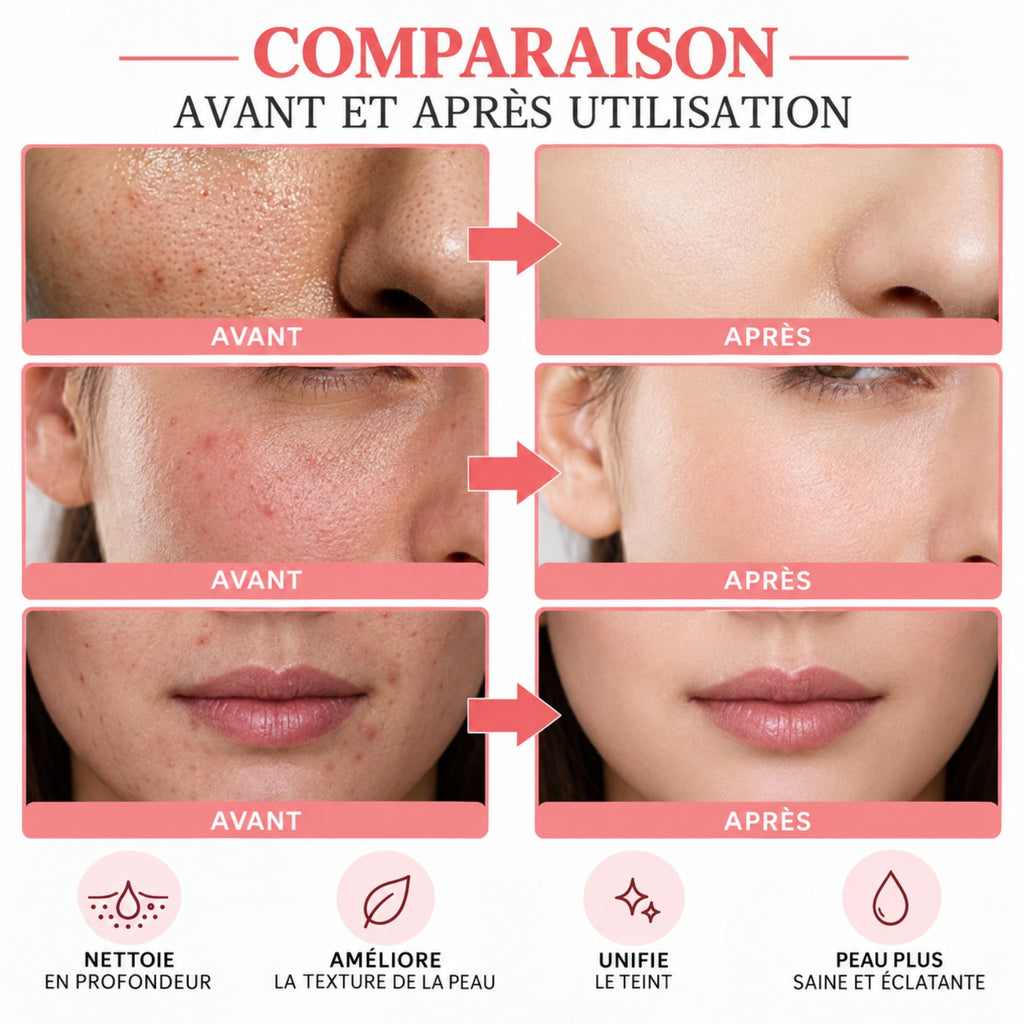 Sérum Visage 5-en-1 — Anti-Rides, Vitamine C & Acide Hyaluronique, Hydratant & Éclaircissant