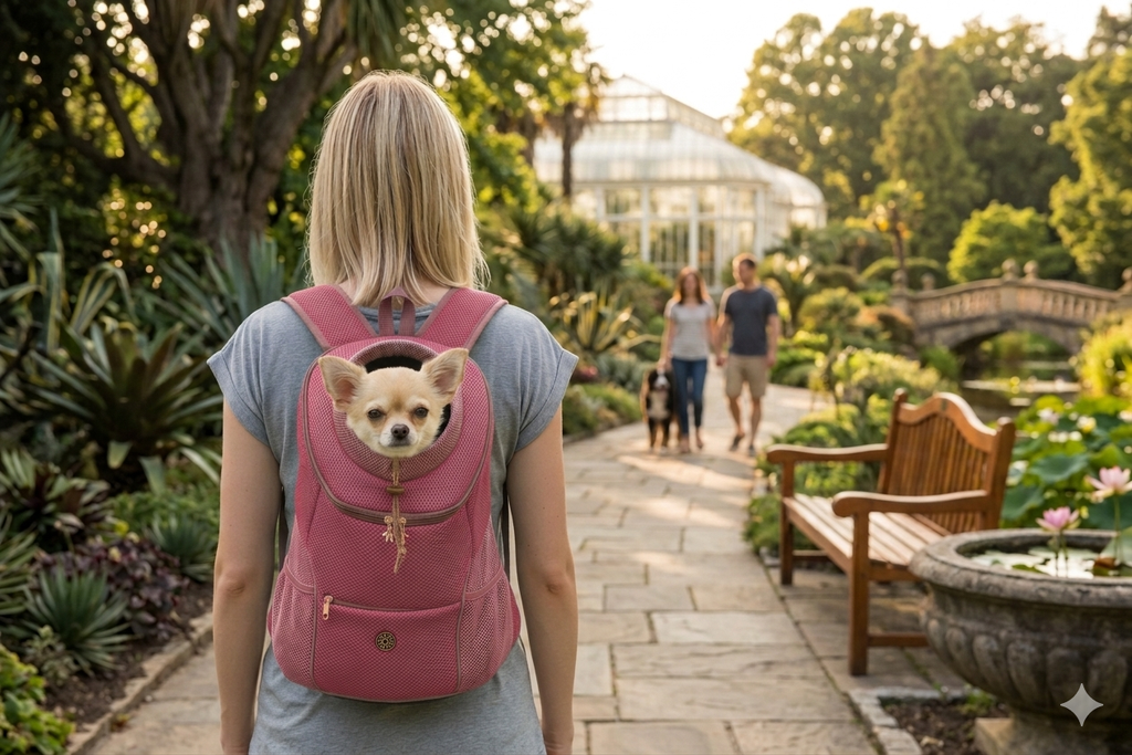 Tragbare Hundetragetasche mit zwei Schultergurten für draußen, atmungsaktive Hunde-Reisetasche, Hundetragetasche für draußen, Haustier-Transportzubehör