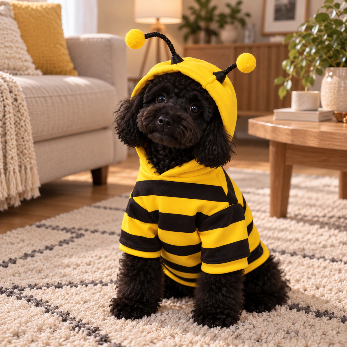 Costume Abeille pour Chien & Chat – Sweat Halloween Hiver