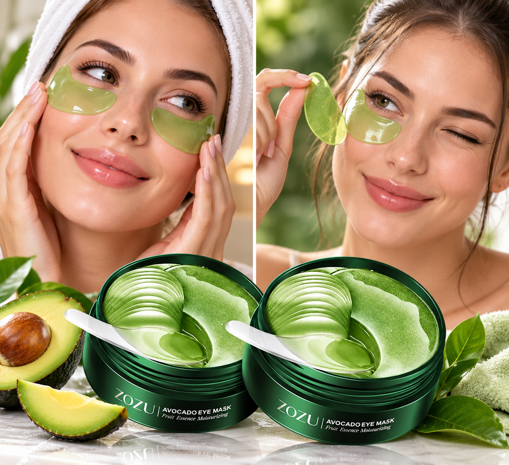 Patchs Contour des Yeux Or & Avocat — Anti-Cernes, Anti-Poches & Anti-Rides