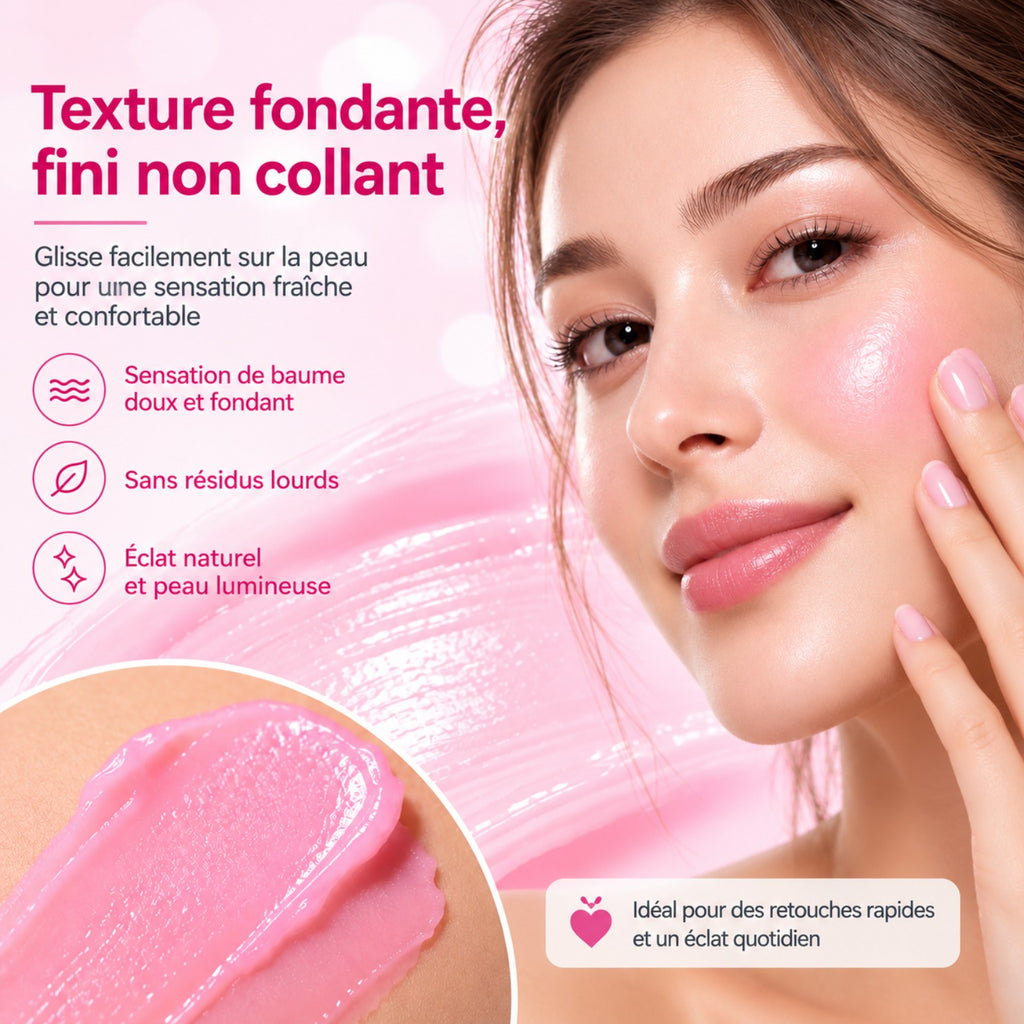 Stick Multi-Baume Collagène Rose PDRN - Soin Anti-Âge Yeux, Cou & Visage | K-Beauty