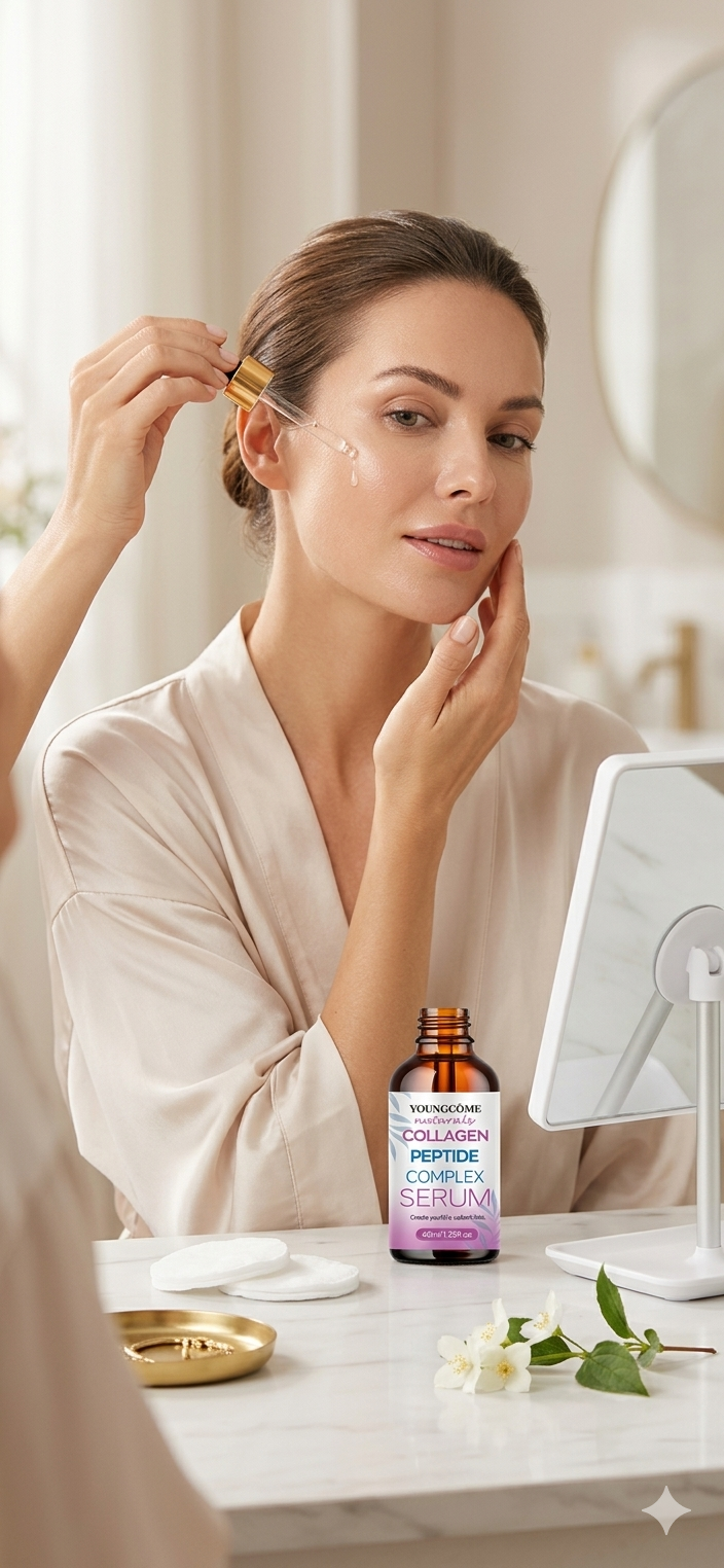 Kollagen-Faltenentferner-Gesichtsserum: Straffend, festigend, mildert feine Linien, Anti-Aging-Essenz, aufhellend, nährend für die Haut