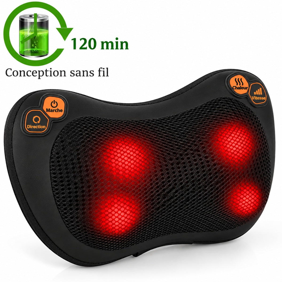 Coussin Massant Shiatsu Nuque & Dos