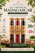Les 3 Trésors de Madagascar – Coffret Épices Bio