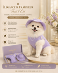 Ensemble Gilet Rafraîchissant pour Chien & Chat — Chapeau + Veste Respirante, Protection Solaire Été