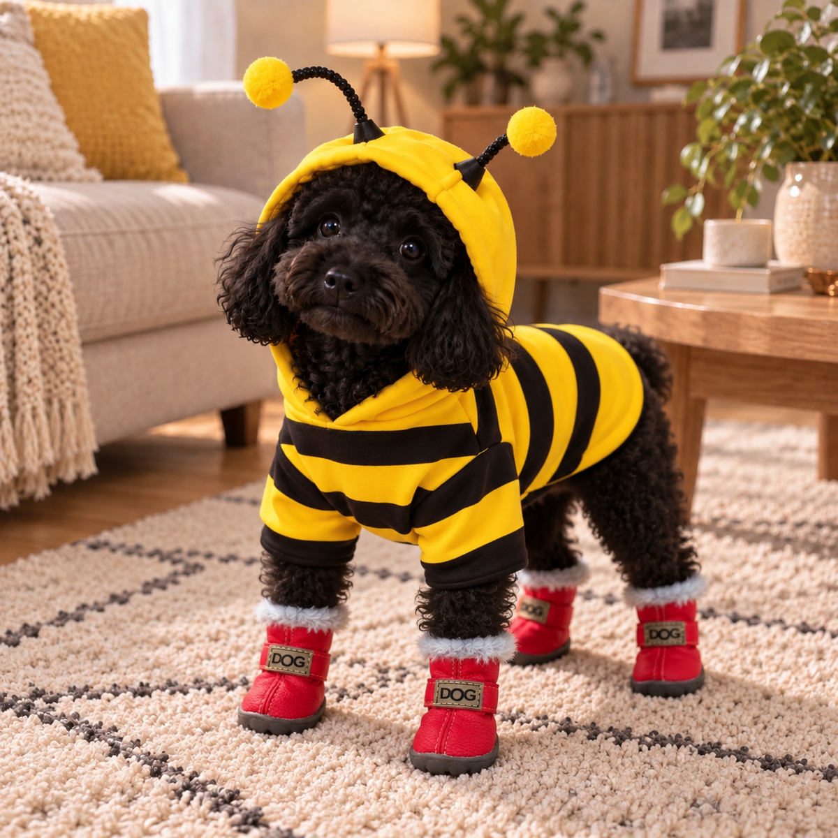 Costume Abeille pour Chien & Chat – Sweat Halloween Hiver